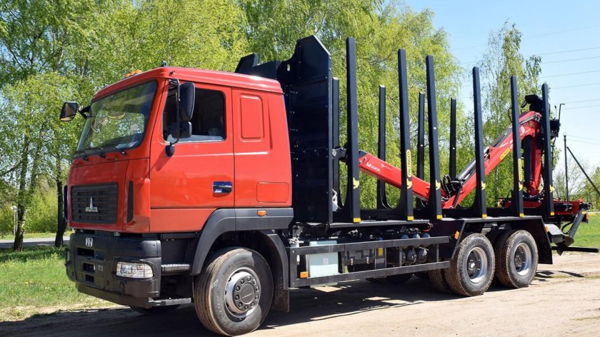 МАЗ 6317 лесовоз