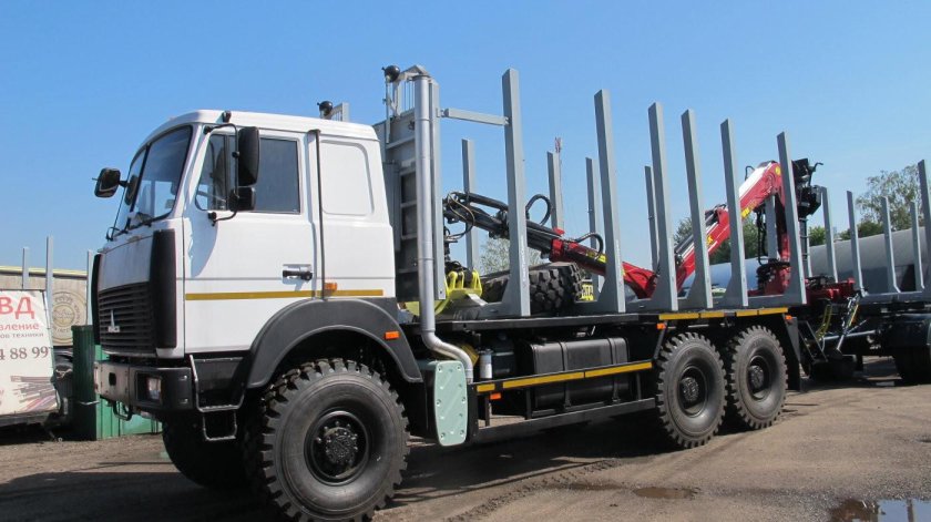 Сортиментовоз МАЗ 6317f9