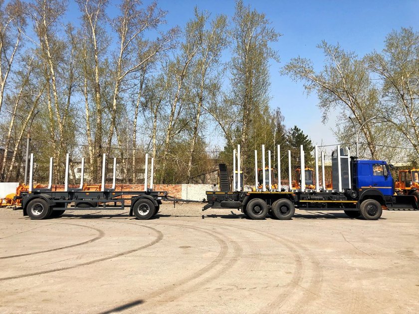 Сортиментовоз МАЗ 6317f9