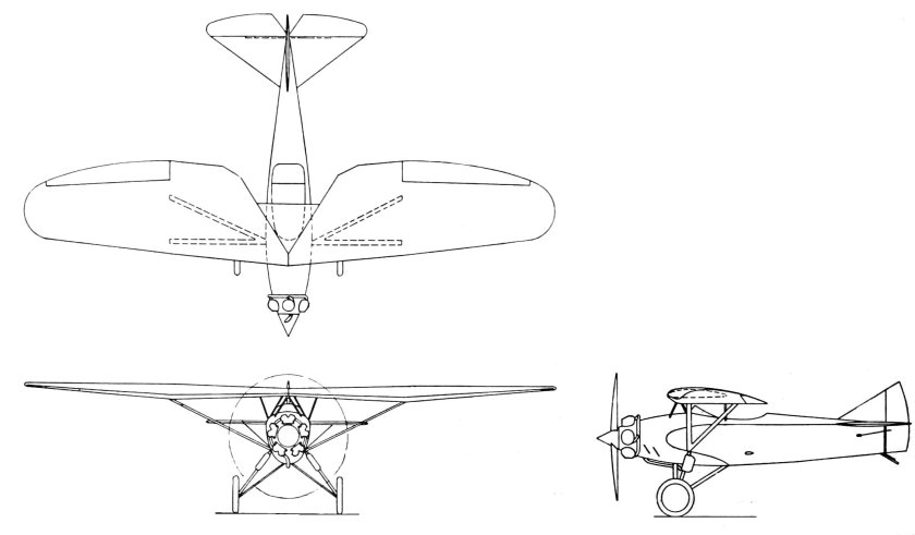 Фарман 3 самолет чертеж