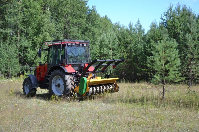 Мульчер для пней