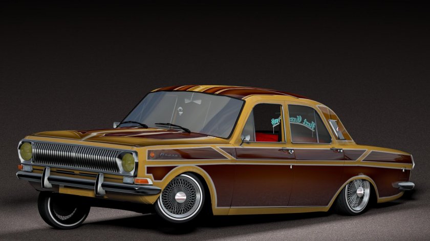 Волга 24 лоурайдер