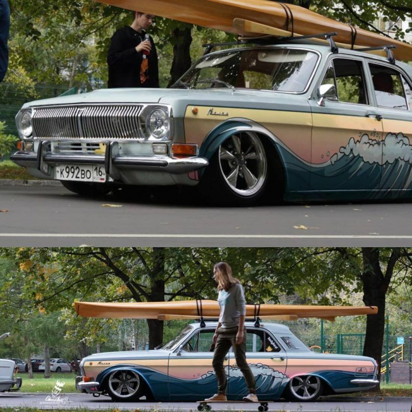 Волга 24 rat look