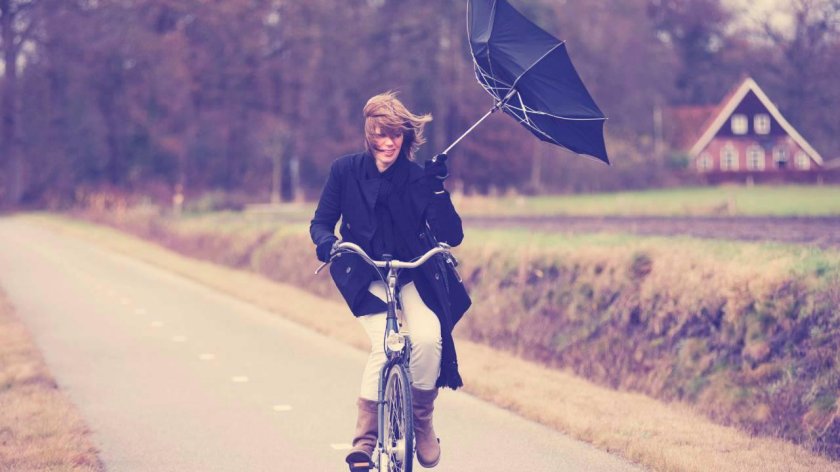 Зонтик для велосипеда