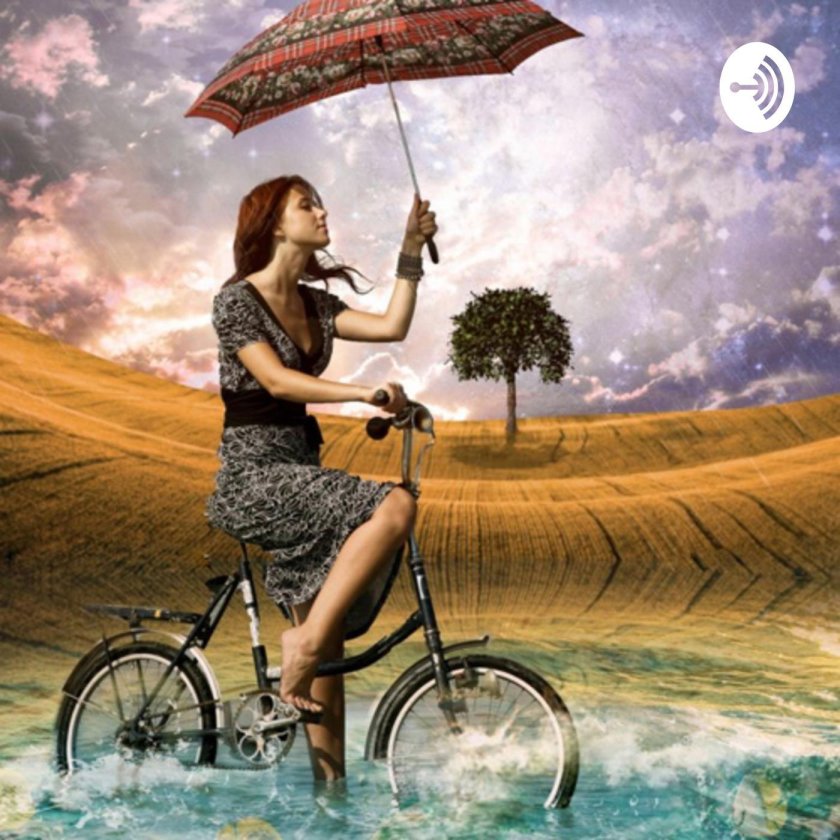 Женщина на велосипеде