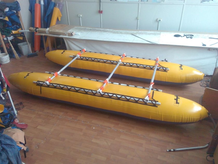 Катран катамаран надувной