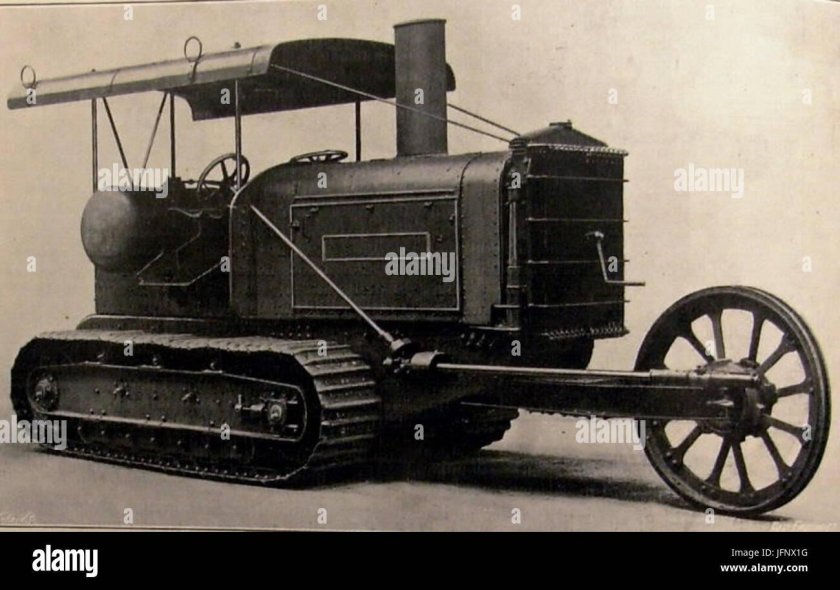 Паровой трактор 1916