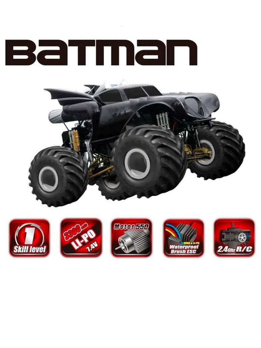 Remo Hobby Batman 1/10 монстр трак