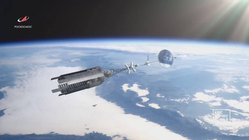 Орбитальная станция с ТЭМ Зевс