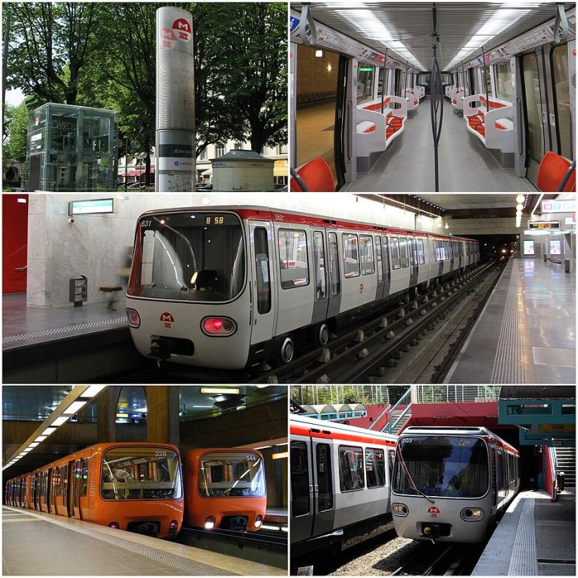 Метро в Лионе Франция