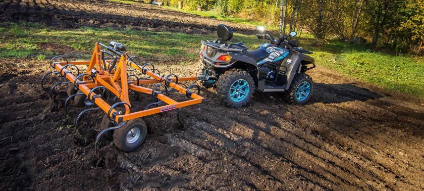 Плуг для квадроцикла стелс 500