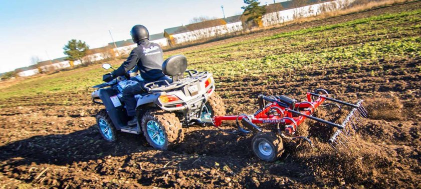 Плуг для квадроцикла стелс 500