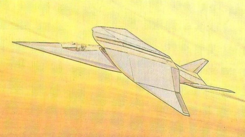 Самолет с крылом парасоль