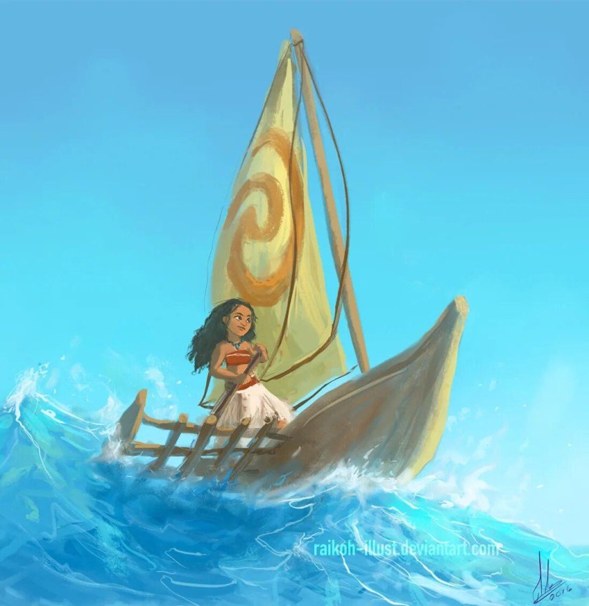 Моана лодка