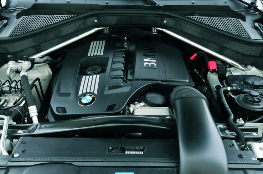 BMW x6 e71 под капотом