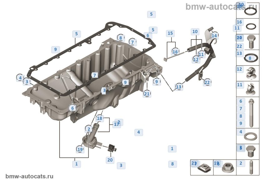 Поддон двигателя БМВ х5 е70 3.0 бензин