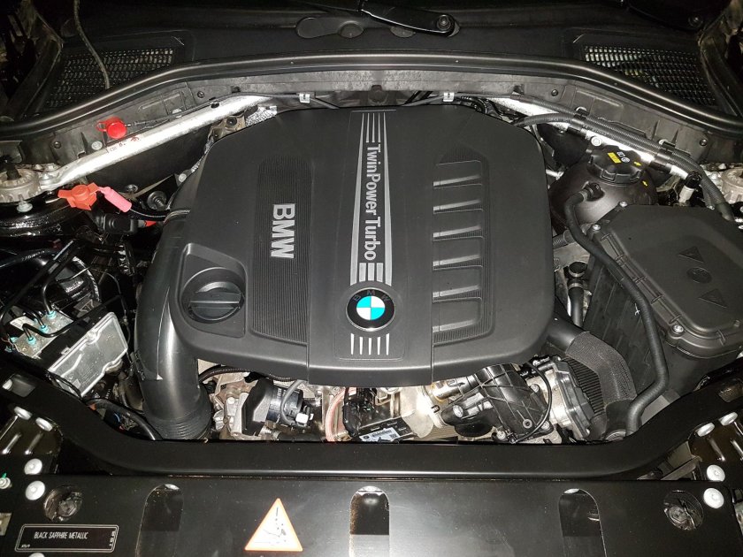 Подкапотное пространство BMW x3 f25