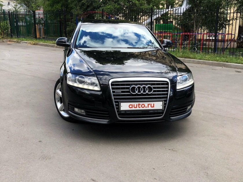 Audi a6 c6 черная