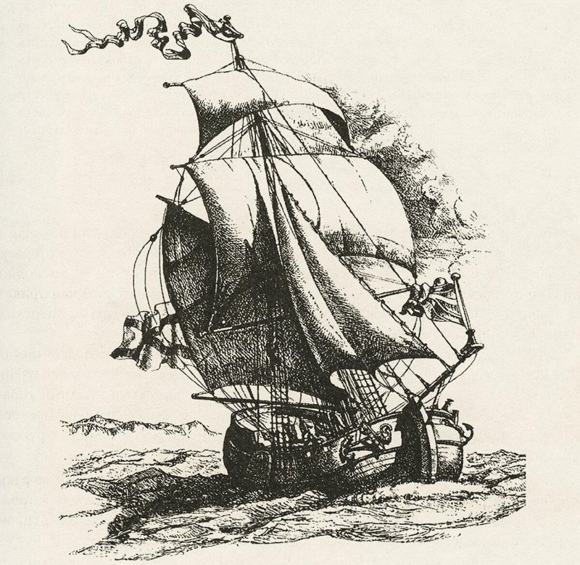 Корабль Витуса Беринга