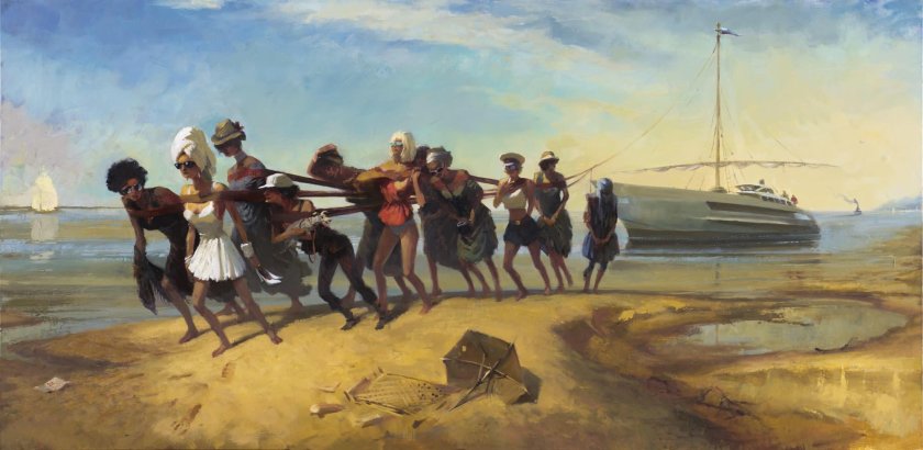 Бурлаки на Волге, 1873