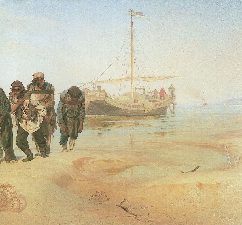 Репин бурлаки