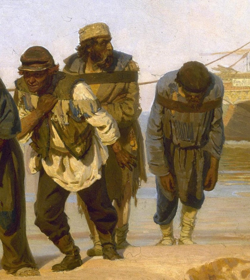 Бурлаки на Волге, 1873