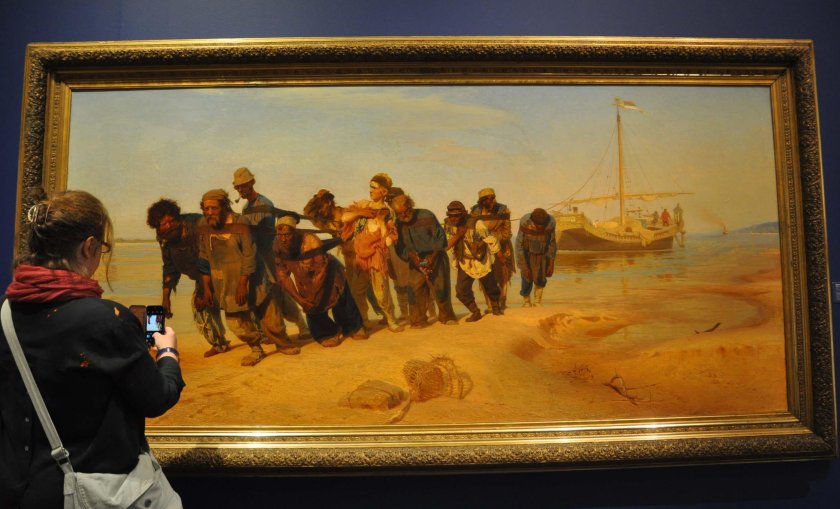 Государственный русский музей бурлаки на Волге