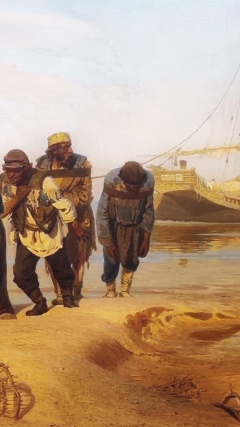 Илья Репин «бурлаки на Волге» (1870-1873)