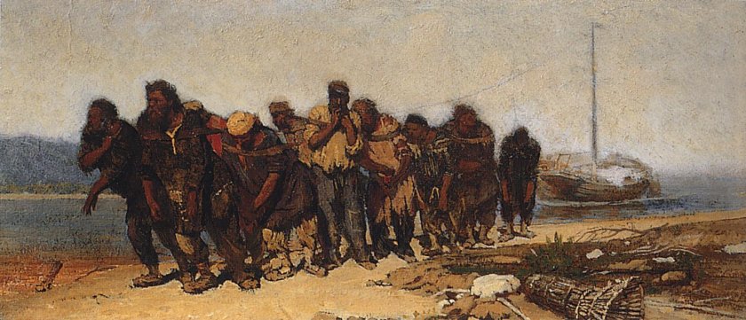 Илья Репин «бурлаки на Волге» (1870-1873)