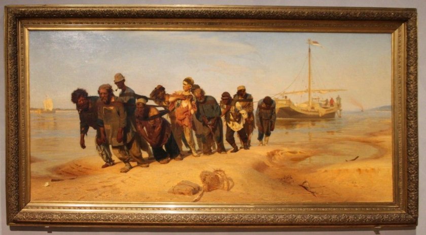 Илья Репин. "Бурлаки на Волге" 1872—1873.
