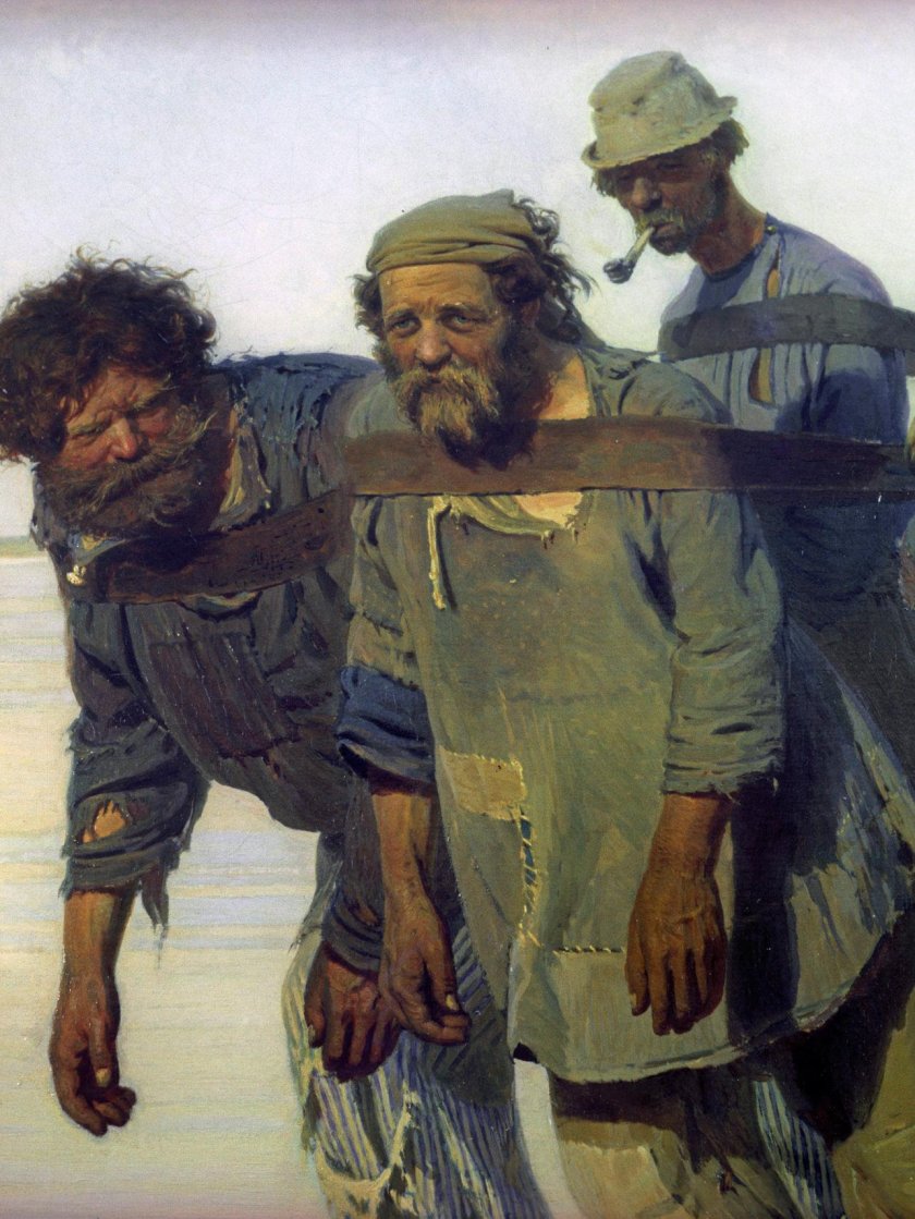 Илья Репин бурлаки