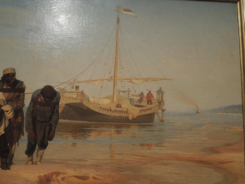 «Бурлаки на Волге» 1870-1873