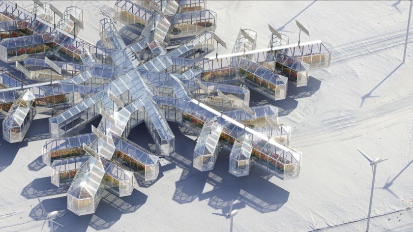 Город будущего в Арктике