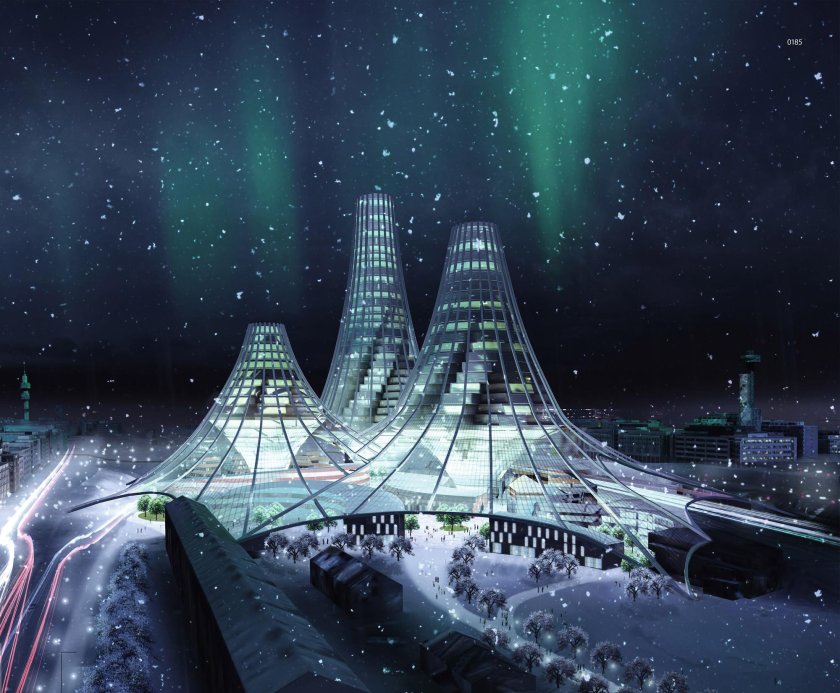 Футуристические здания