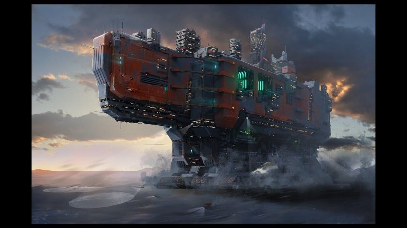 Космический корабль дизельпанк