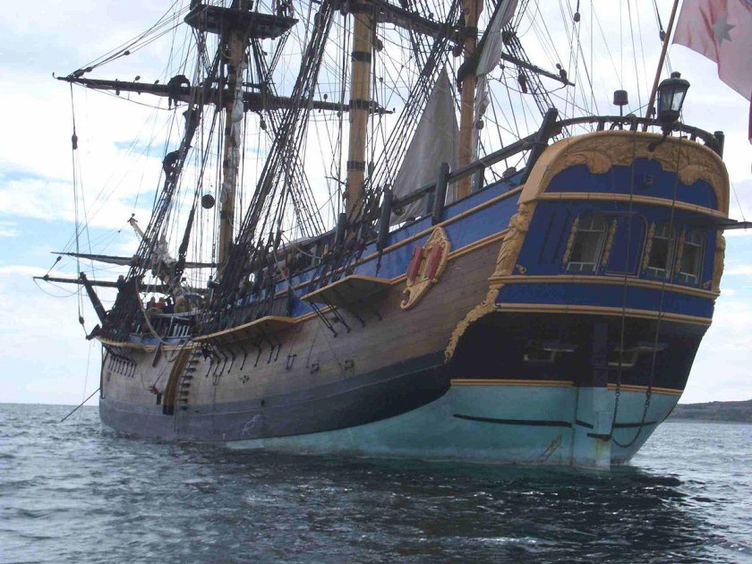 Корабль капитана Кука Индевор