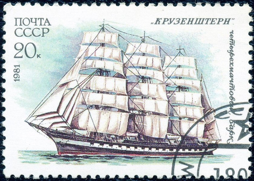 Четырехмачтовый Барк Крузенштерн