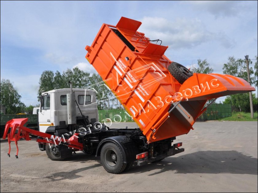МАЗ 4380 мусоровоз технические характеристики
