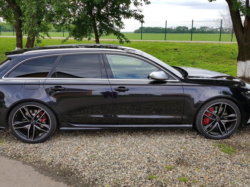 Ауди рс6 универсал черный