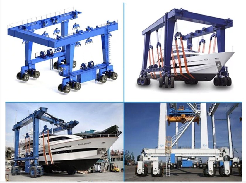 Козловой кран на пневмоходу 10 т