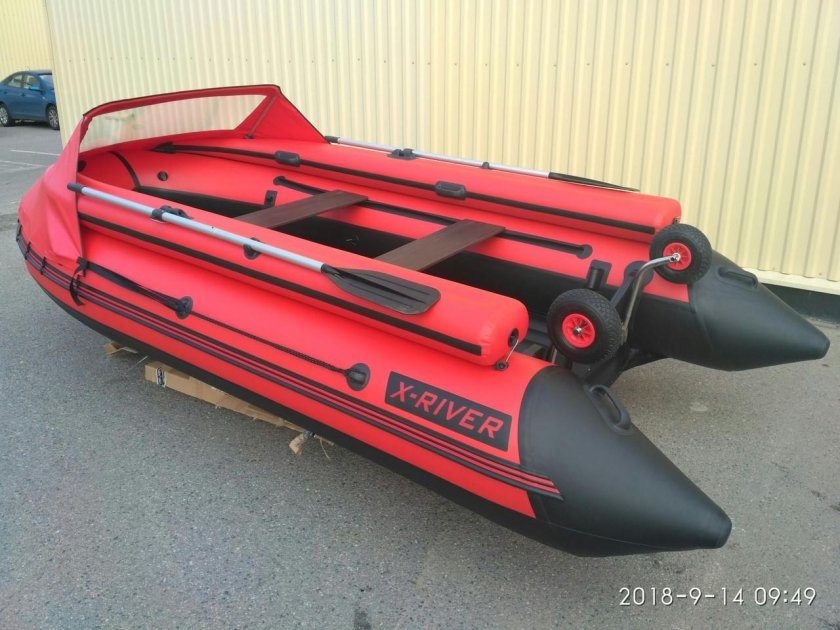 Лодка ПВХ X-River НДНД agent 360 с фальшбортом