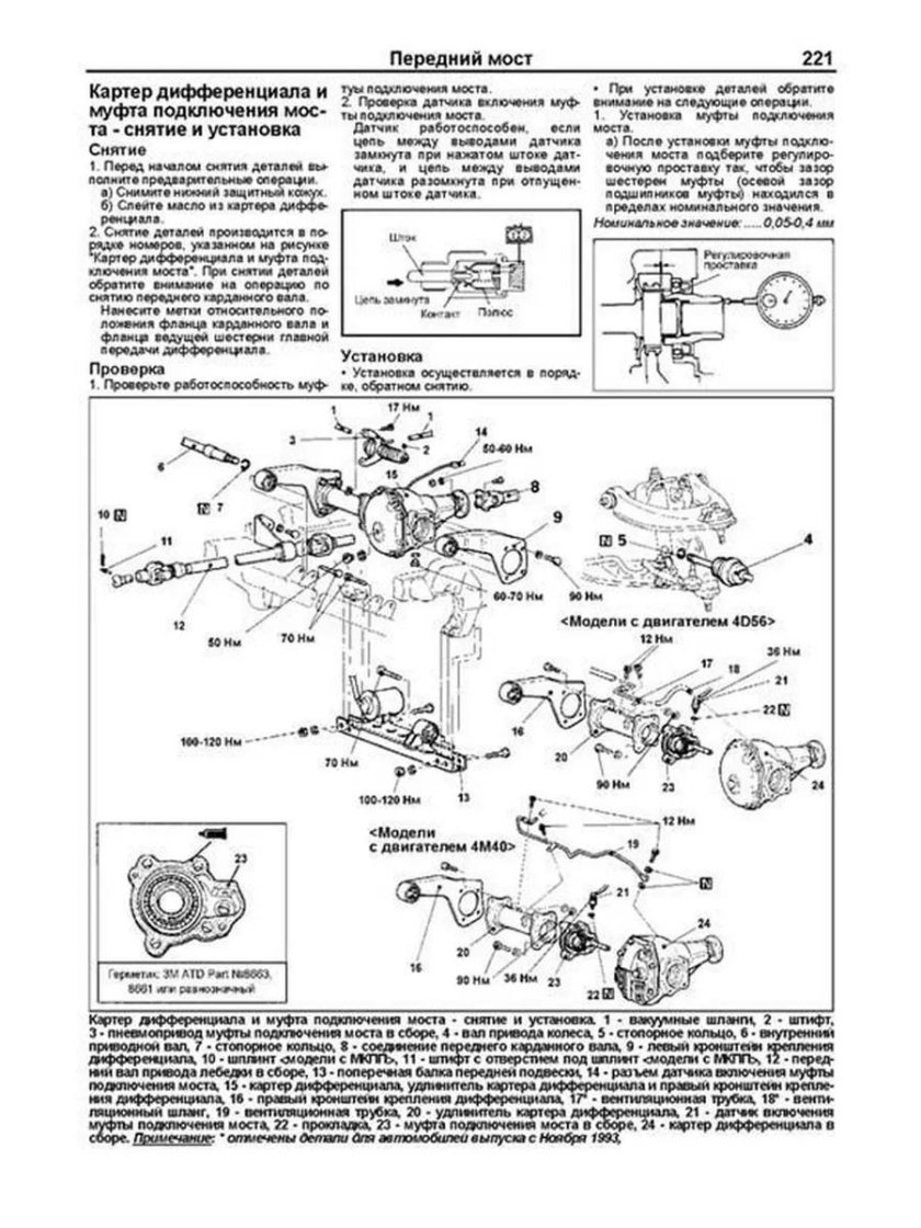 Двигатель Митсубиси Паджеро 4 дизель схема