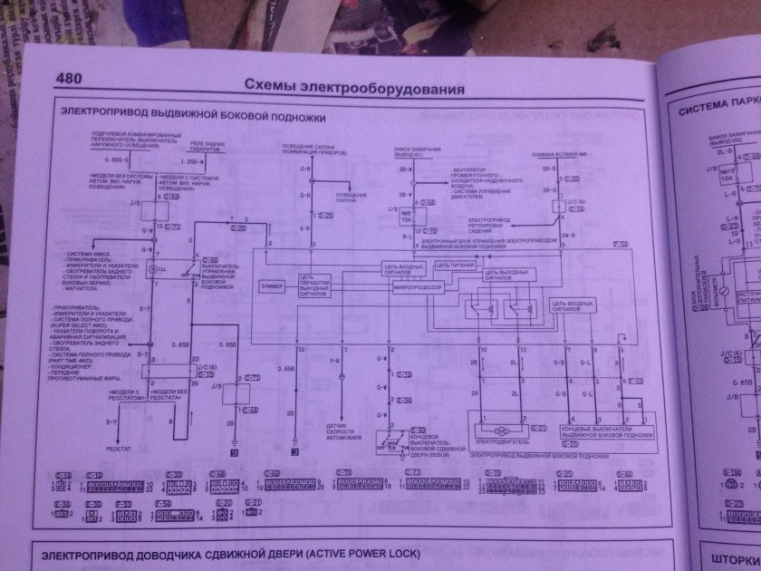 Делика l400 электросхема