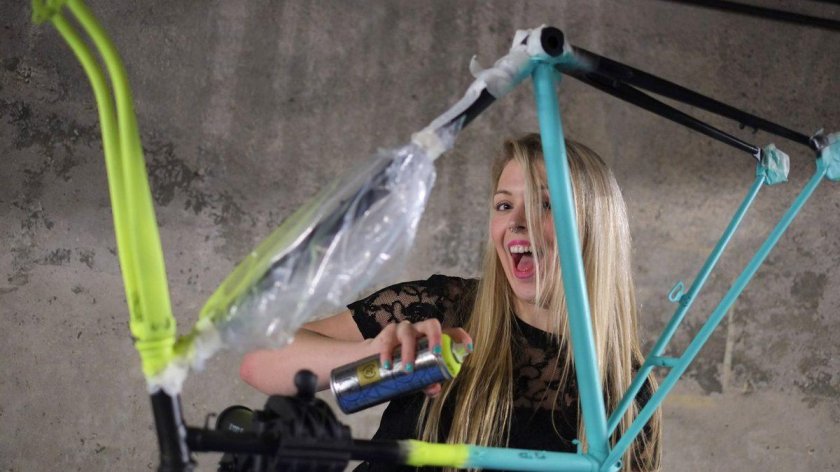 Покраска велосипеда