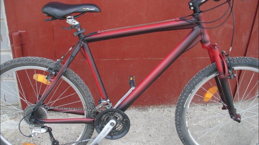 Покрасить велосипед