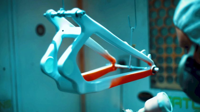 Порошковая покраска велосипеда