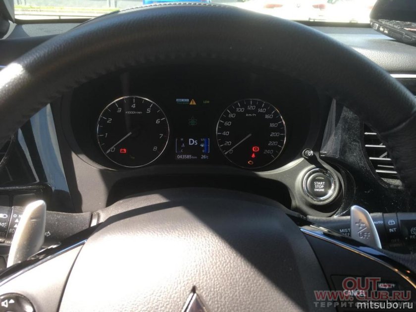 Режим DS на Митсубиси Аутлендер