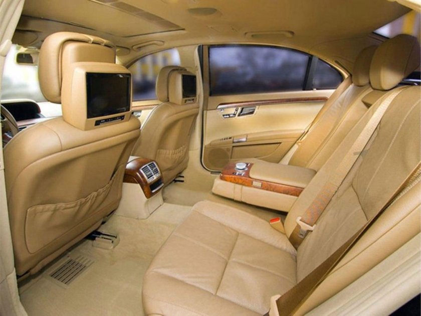Mercedes Benz s class w221 салон