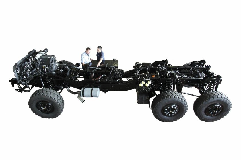 Шасси Унимог 6х6