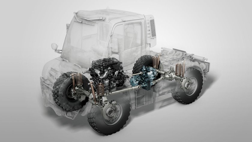 Мерседес Унимог двигатель